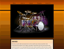 Tablet Screenshot of bangaloredrumsacademy.com